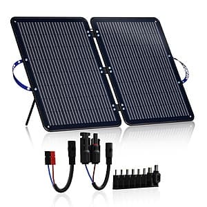 ECO-WORTHY 100W Portable Foldable Solar Panel w/ Adjustable Stand $50 + Free Shipping