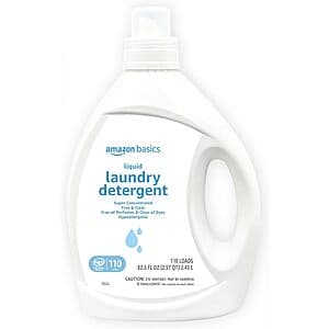 82.5-Oz Amazon Basics Super Concentrated Liquid Laundry Detergent (Various) $5.25 w/ Subscribe & Save