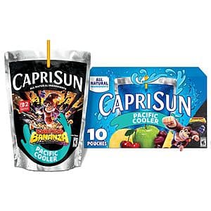10-Pack 6-Oz Capri Sun Ready-to-Drink Juice (Pacific Cooler) $1.55 w/ Subscribe & Save