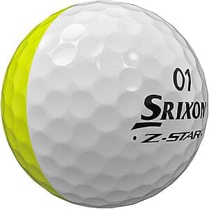 3-Dozen Srixon Z-Star Divide 8 Golf Balls (White/Yellow) $72.25 + Free Shipping