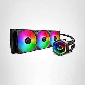 Cooler Master 360 Core II CPU Liquid Cooler (Black or White) $60 + Free Shipping