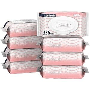 8-Pack 42-Count Cottonelle Fragrance Free Flushable Wet Wipes $10.05 w/ Subscribe & Save