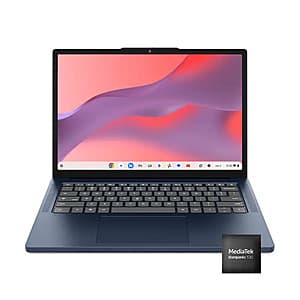 Lenovo IdeaPad Slim 3 Chromebook: MediaTek Kompanio 540, 14" WUXGA, 4GB, 64GB eMMC $189 + Free S&H
