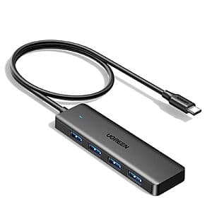 UGREEN USB-C to 4 Port USB-A Splitter $8.10 & More