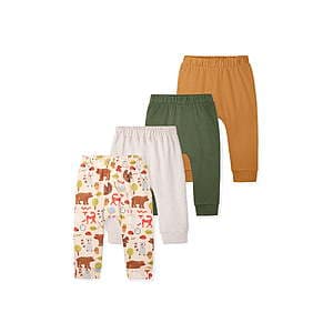 4-Pk Garanimals Newborn & Baby 100% Cotton Pull-On Jogger Pants $4
