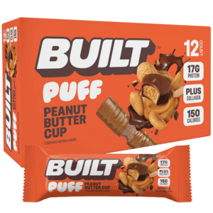 12-Ct 1.41oz. Built Puff 17g Protein Bars (various flavors) 6 for $50 + Free S&H