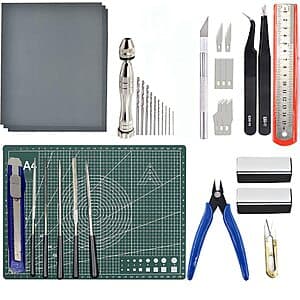 37-Piece Tool Kit for Gundam Model Tool Kit $10