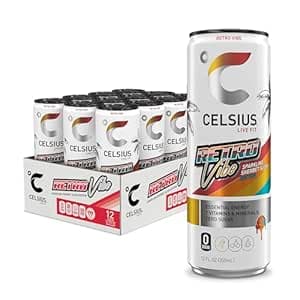12-Pk 12-Oz Celsius Sparkling Sugar Free Energy Drink (Retro Vibe Sherbet Slush) $14.25 w/ S&S