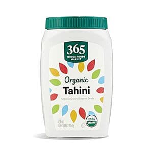 Select Accts / Areas: 16oz 365 by Whole Foods Market Organic Tahini $5.15 w/ S&S