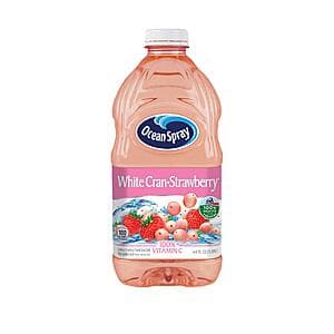 64-Oz Ocean Spray Juice: Cranberry Watermelon or White Cranberry Strawberry $2.35 w/ S&S & More