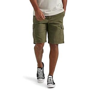 Lee Men's Extreme Motion Crossroad Cargo Short (Olive Night or Black) $13.40