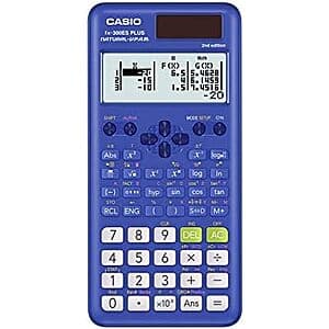 Casio fx-300ES Plus 2nd Edition Standard Scientific Calculator (Blue) $9.75