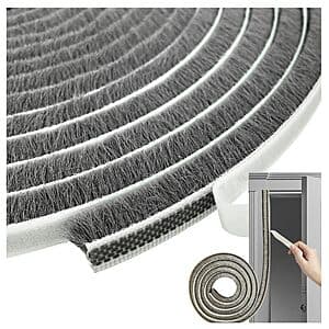 Zhilokdor Self-Adhesive Pile Weather Stripping Seal (16.5' x 11/32", Grey) $5.30 + Free Shipping w/ Prime