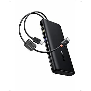 20000mAh Baseus 100W Power Bank w/ Built-in USB-C Dual Cables $33.30 & More + Free S&H
