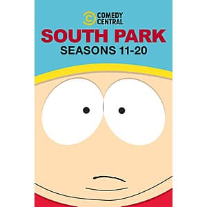 Comedy Central South Park: Complete Seasons 11-20 (Digital HD TV Show) $30