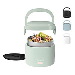20-Oz Nostalgia Electric Heated Lunch Box (Sage) $17