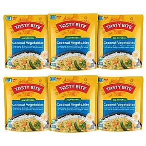6-pk 10-oz Tasty Bite Hot & Spicy Coconut Vegetables $14.35 w/ Subscribe & Save