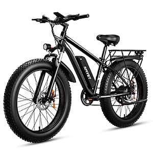 26" AMYET EB26 1500W Peak 48V 15AH Adult Electric Fat Tire Bike $304.80 + Free Shipping