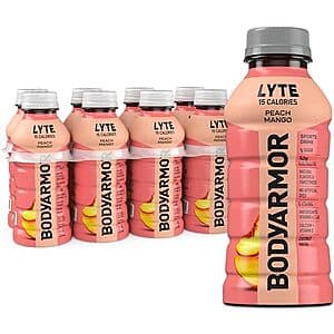 8-Pack 12-Oz BODYARMOR LYTE Sports Drink (Peach Mango) $3.15 w/ Subscribe & Save