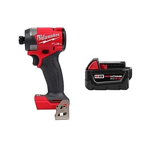 Milwaukee M18 FUEL 18V Brushless 1/4" Hex Impact Driver w/ 5.0 Ah Battery $174 + Free S&H