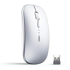 INPHIC Rechargeable Wireless 2.5G Bluetooth Mouse (Adjustable up to 2400 DPI) $8.50