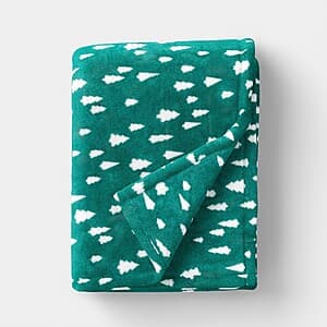 Wondershop Christmas Plush Throw Blankets & Pillows (Various) $6 each + Free Store Pickup