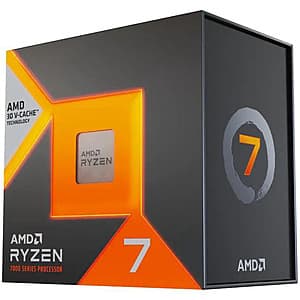 AMD Ryzen 7 7800X3D AM5 CPU + 750W Corsair CX750 80+ Bronze ATX Power Supply $339 + Free S&H