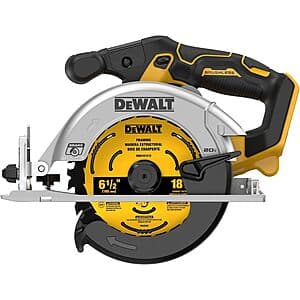 DeWALT 20V Max 6-1/2" Brushless Cordless Circular Saw (Tool Only) $119 + Free S&H