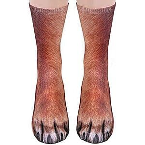 NDLBS 3D Animal Paw Socks (Dog) $2