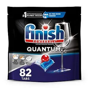 82-ct Finish Quantum Dishwasher Pods $9.60 w/ Subscribe & Save