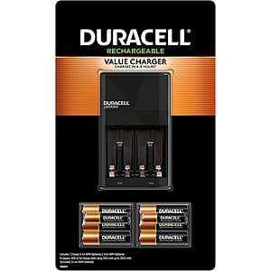 Duracell Ion Speed 1000 Battery Charger w/ 6x AA & 2x AAA Pre-Charged Batteries $15 + Free Shipping w/ Prime