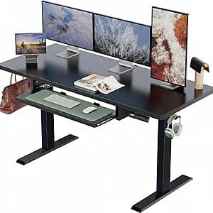 55" x 24" Marsail Electric Adjustable Height Standing Desk $71.20 + Free Shipping