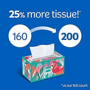 8-Pack 200-Count Kleenex Trusted Care Facial Tissues $13.65 w/ Subscribe & Save