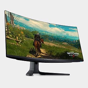 Dell EDU: Alienware Monitors: 34" AW3423DWF 3440x1440 Curved QD-OLED Gaming Monitor $450 & More + Free Shipping
