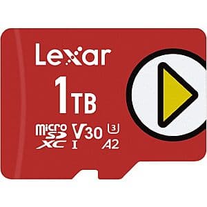 Amazon.com: Lexar PLAY 1TB microSDXC UHS-I Memory Card $69.49