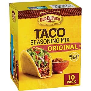 10-Pack 1-Oz Old El Paso Taco Seasoning Mix (Original) $3.60 w/ Subscribe & Save