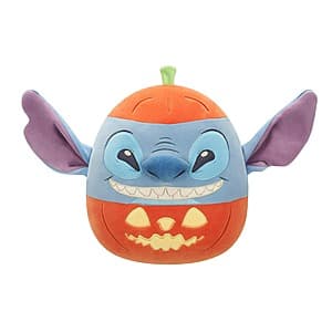 12" Squishmallows Original Disney Stitch in Pumpkin Halloween Plush $8