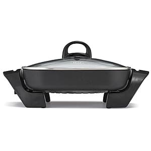 12" x 12" Bella Electric Non-Stick Skillet & Frying Pan w/ Glass Lid $17.90