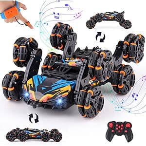 8-Wheel NEXBOX Hand Gesture Sensing RC Stunt Car w/ 2 Rechargeable Batteries $22.35 + Free S&H