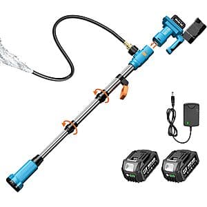 SEESII Cordless Stick Water Transfer Pump w/ 2x 4Ah Battery & Charger $66 + Free Shipping