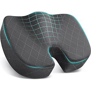 TushGuard Memory Foam Seat Cushion (Grey, Large) $11.85