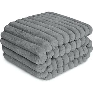 30" x 40" ZAKAPAWS Reversible Plush Waterproof Pet Blanket $11