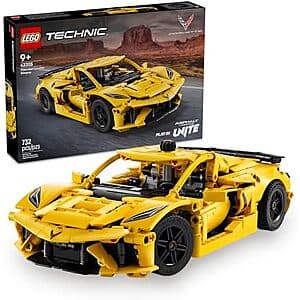 732-Pc LEGO Technic Chevrolet Corvette Stingray Building Set $42 + Free S&H