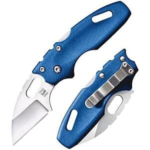 Cold Steel Mini Tuff Lite Knife 2" Sheepsfoot Blade w/ 3" Griv-Ex Handle $14.35