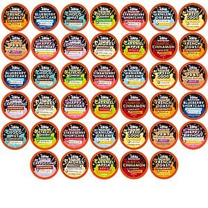 40-Count Java Factory Flavored Coffee Pods Variety Pack Sampler $14.55 w/ Subscribe & Save