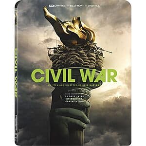 Civil War (4K Ultra HD + Blu-ray + Digital 4K) $13 & More
