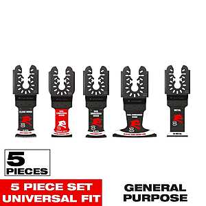 5-Pc DIABLO Universal Fit Oscillating Blade Set $19.10 + Free S&H