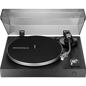 Insignia Bluetooth Stereo Turntable (Black) $70 + Free S&H