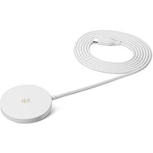 Amazon Basics 25W Qi2.2 Certified Wireless Charging Pad (White) $11.65