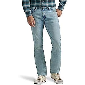 Lee Men's Legendary Slim Straight Jeans (Union Fade) $14.45